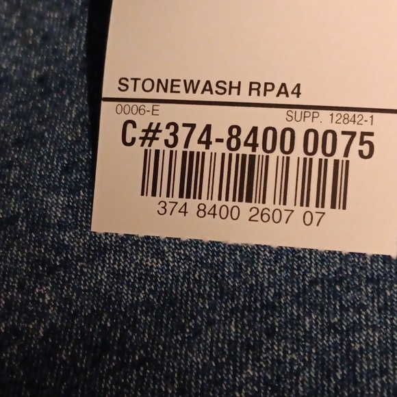 ARIZONA Jean Co Overalls Blue Denim stone wash NWT SIZE M-8 - Picture 14 of 14